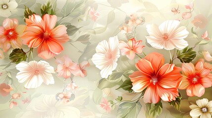 floral wallpaper background