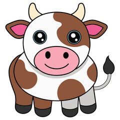Obraz premium cow cartoon