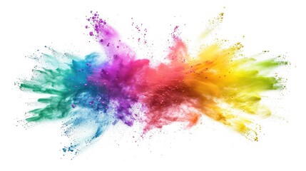 Fototapeta premium Abstract Colorful Powder Explosion