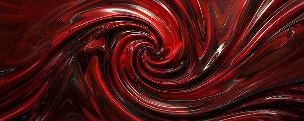 Dark red and brown swirling patterns with a glossy texture