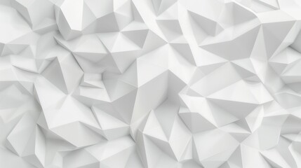 Abstract White Geometric Pattern