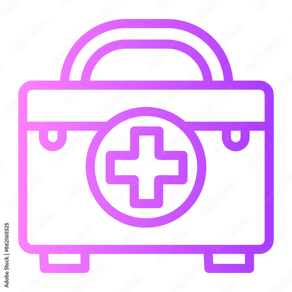 Wall mural first aid kit