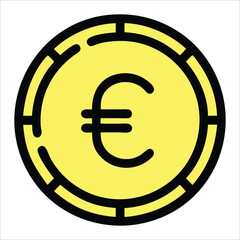 coinx vector design illustration cryptocurrency