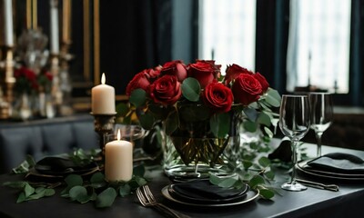 Obraz premium table setting for a wedding