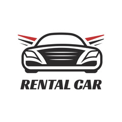 Automotive Sports Car Dealership Logo, Rental Car and Auto body