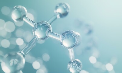 A detailed 3D-rendered image depicting microscopic cellular structures, with soft blue and purple hues creating a vibrant and dynamic scene.