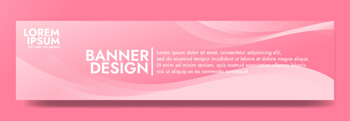 This pink gradient wave template banner adds a dynamic look to headers, promotional banners, and graphic elements. Perfect for modern designs