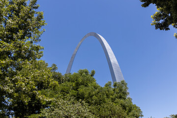 The St. Louis Gateway Arch, designed by Finnish architect Eeero Saarinen and completed on October...