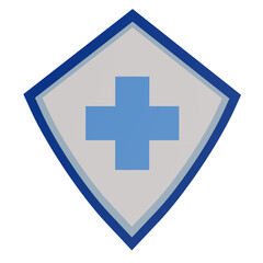 Obraz premium medical insurance 3d Icon