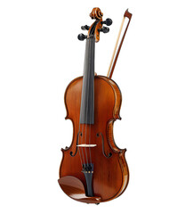 Obraz premium [Transparent Background PNG]violin on white background