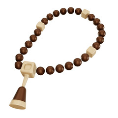 tasbih muslim 3d icon