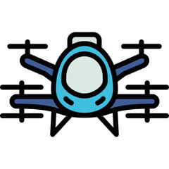 passenger drone icon

