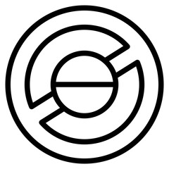 No pills icon, no medicine, pill forbidden in circle, vector illustration.