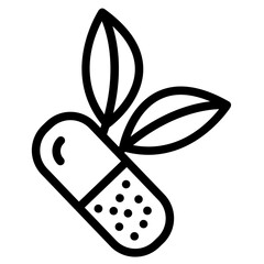 Pills capsule icon. Medical tablet vector illustration on isolated background. Healthcare drug sign business concept.