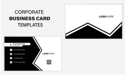 Luxury modern creative business card template for business and personal use.