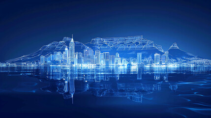 Fototapeta premium view of the Cape Town city