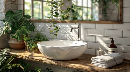 Fototapeta premium Crisp white tiles with a simple, interlocking pattern