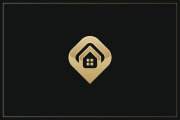 Home Building Logo Modern Structure