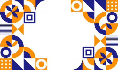 abstract mosaic flat design background