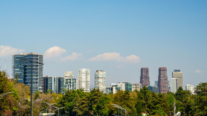 Fototapeta premium Polanco Panoramic view Mexico City