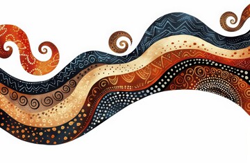 Colorful abstract art swirling patterns decorative elements, perfect modern design creative projects.