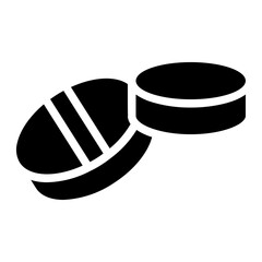 Pills capsule icon. Medical tablet vector illustration on isolated background. Healthcare drug sign business concept.