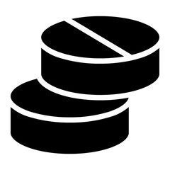 Pills capsule icon. Medical tablet vector illustration on isolated background. Healthcare drug sign business concept.