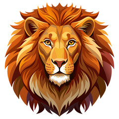 Fototapeta premium lion head vector