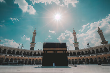 A prayer in Macca for muslim