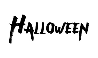 Happy Halloween lettering. Holiday calligraphy for banner, poster, greeting card, party invitation