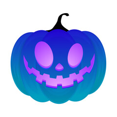 Hand drawn halloween pumpkins illustration