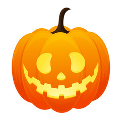 Hand drawn halloween pumpkins illustration