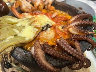 CASUELA PULPO COMIDA MARISCO