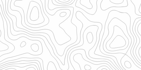 Vector seamless topographic map background. Topographic map lines contour background. Modern design with White background topographic wave curve pattern design.
