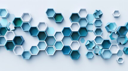 3d Render polygonal Background