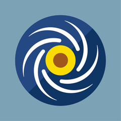 Space Hole Flat Icon