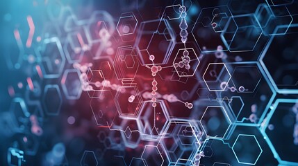 3d Render polygonal Background