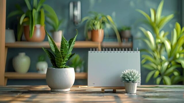 Calendar Mockup Video 4K