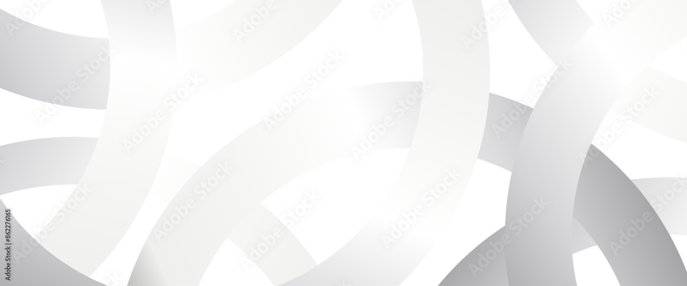 Poster VOCTOR GREY WHITE ABSTRACT BACKGROUND WITH CIRCLES ROUND GRADIENT AND ELEMENT LAYER FOR PRESENTATION DESIGN
