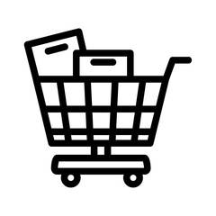 shopping cart filled with deals