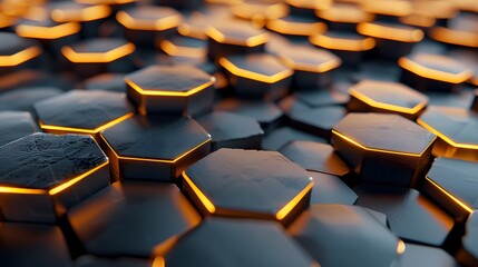 Obraz premium 3d Render polygonal Background