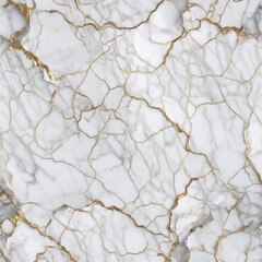 Luxurious white Carrara statuaries marble texture background. Calacatta glossy marble with golden streaks. Luxury White Gold Marble texture background vector. Luxurious floor marbling texture design.