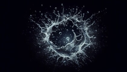 Naklejka premium Water splash background