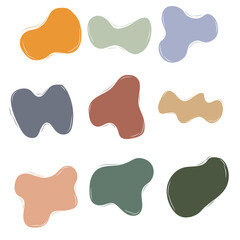 Abstract Blob Shape SET