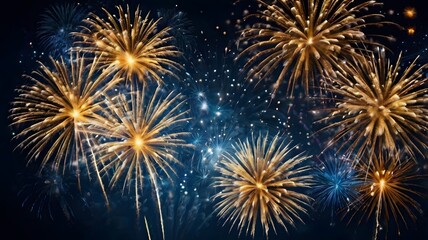 Naklejka premium fireworks in the sky