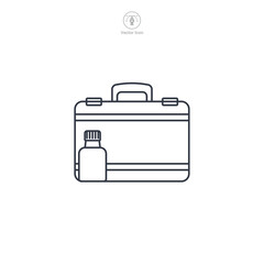 First Aid Kit Icon symbol vector illustration isolated on white background