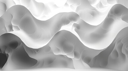 Fototapeta premium Intricate reverse zigzag light pattern in a business tactical ambiance on white background