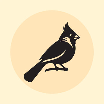 recommend clip art: cardinal silhouette vector