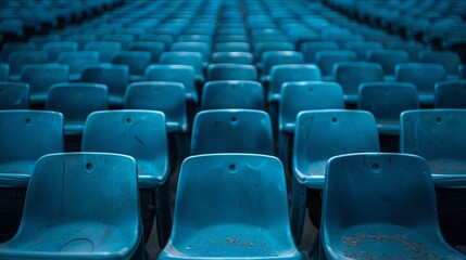 Fototapeta premium The football championship game was held at the stadium with a lush green grass field, setting the background for an intense soccer competition.