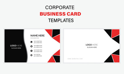 professional modern creative double sided business card template for business and personal use.